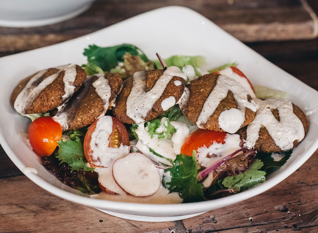 Mediterranean falafel bowl