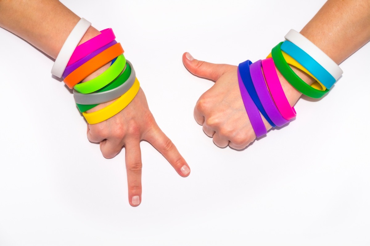 colorful wristbands