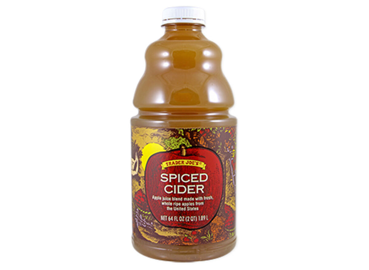 trader joes spiced apple cider