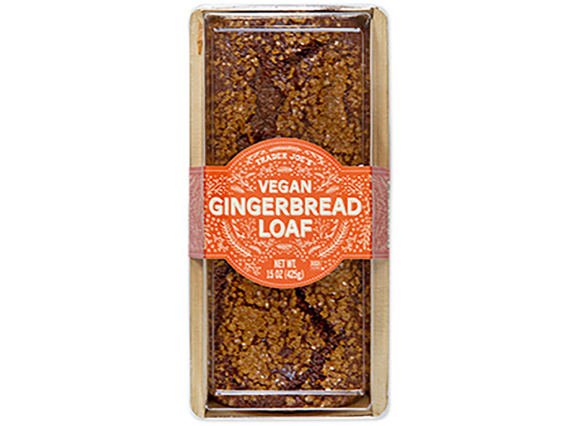 trader joes vegan gingerbread loaf