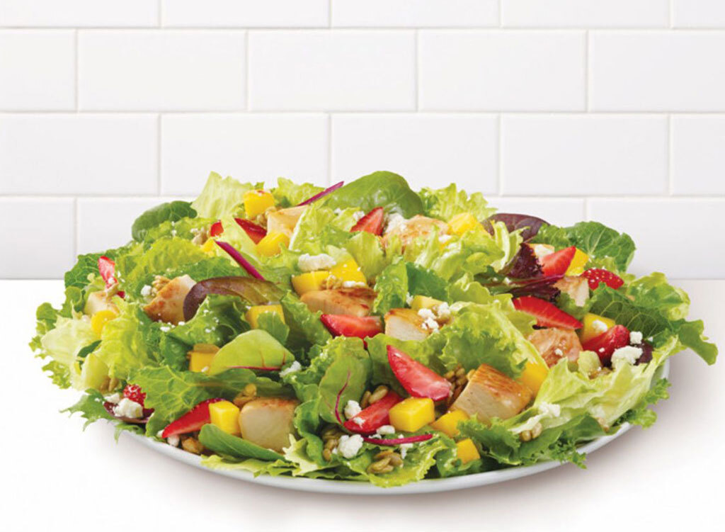 Wendy's strawberry mango salad