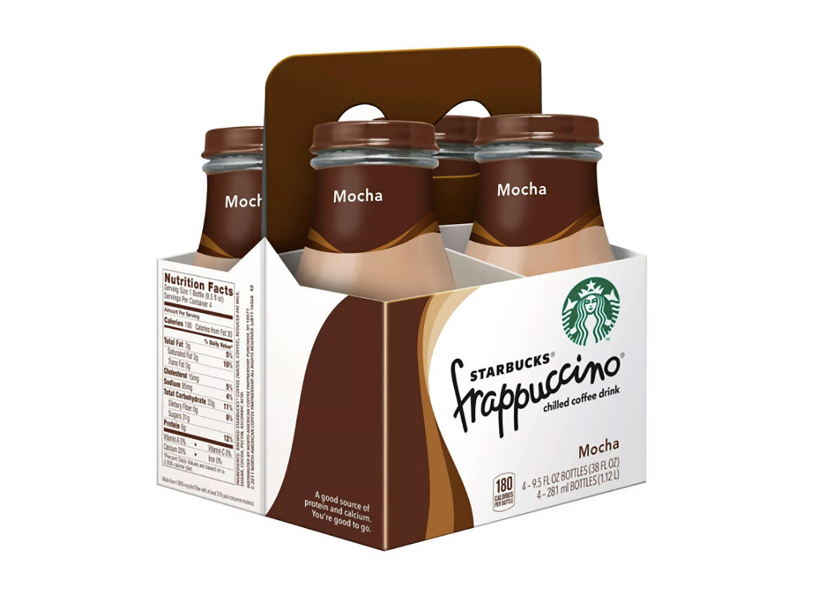 bottled starbucks frappuccinos