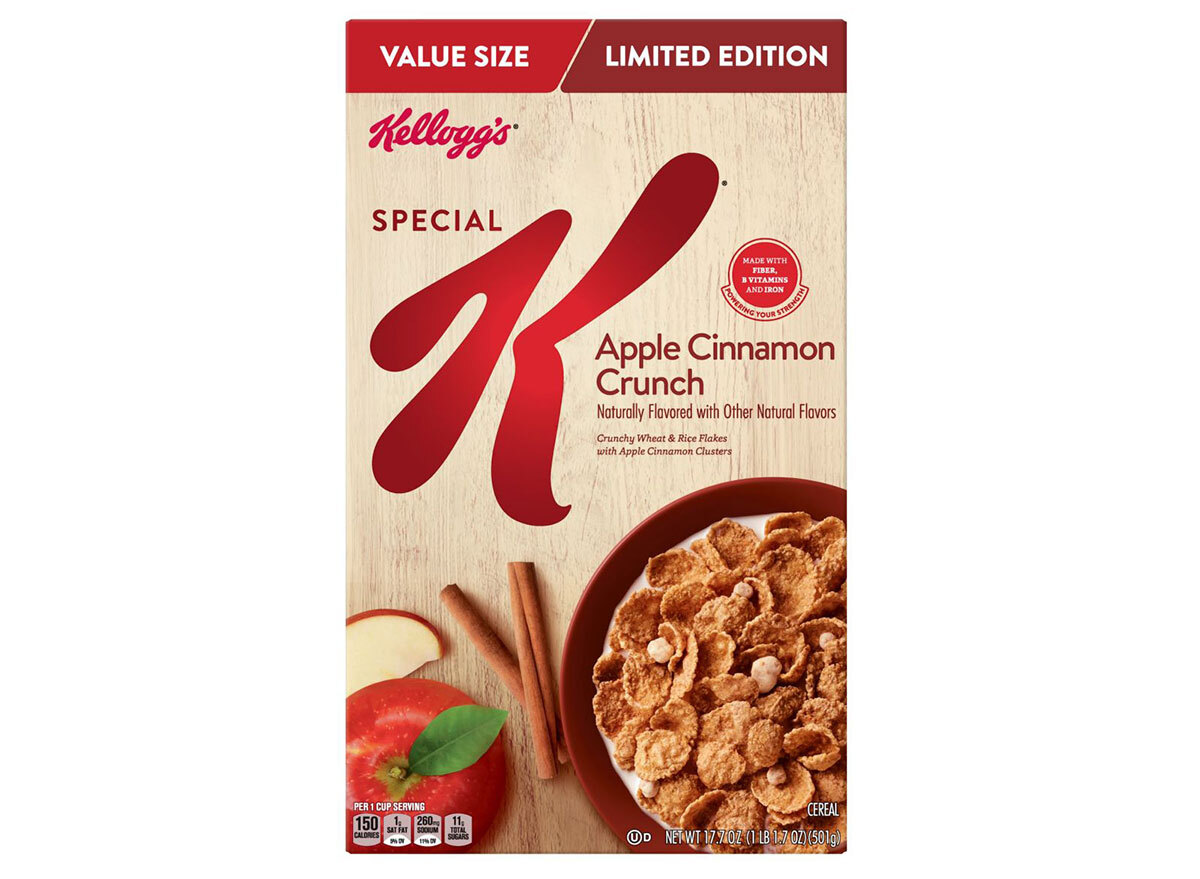 kelloggs special k apple cinnamon crunch