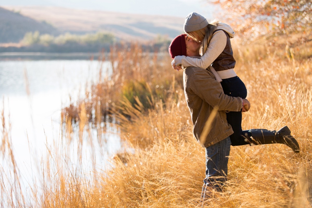 young couple in love