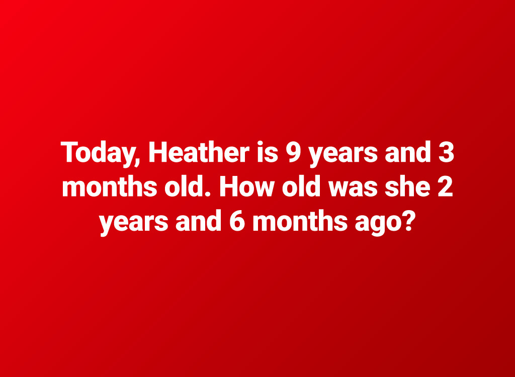 6th grade math questions birthdays