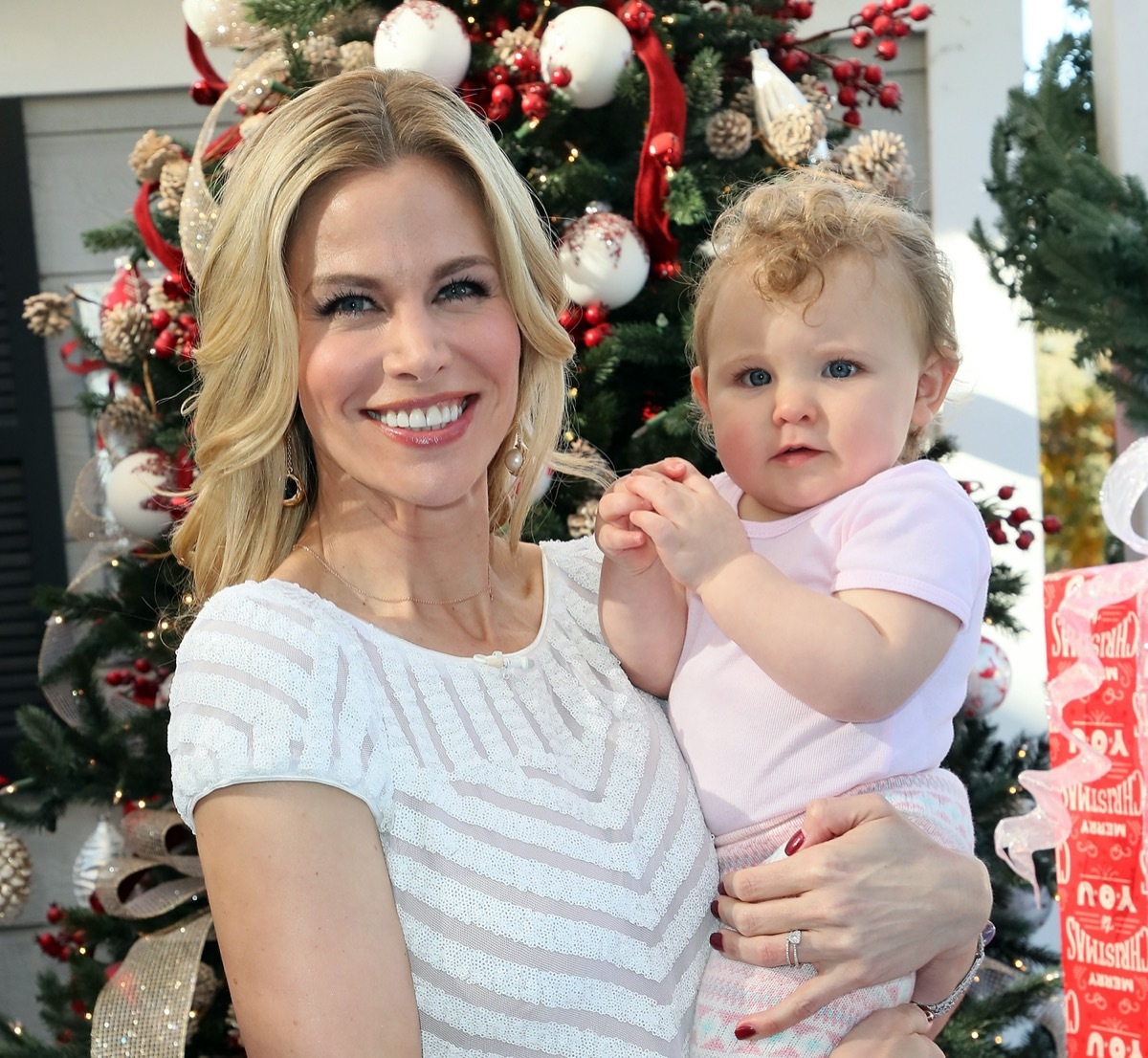 Brooke Burns and her daughter Declan in 2017