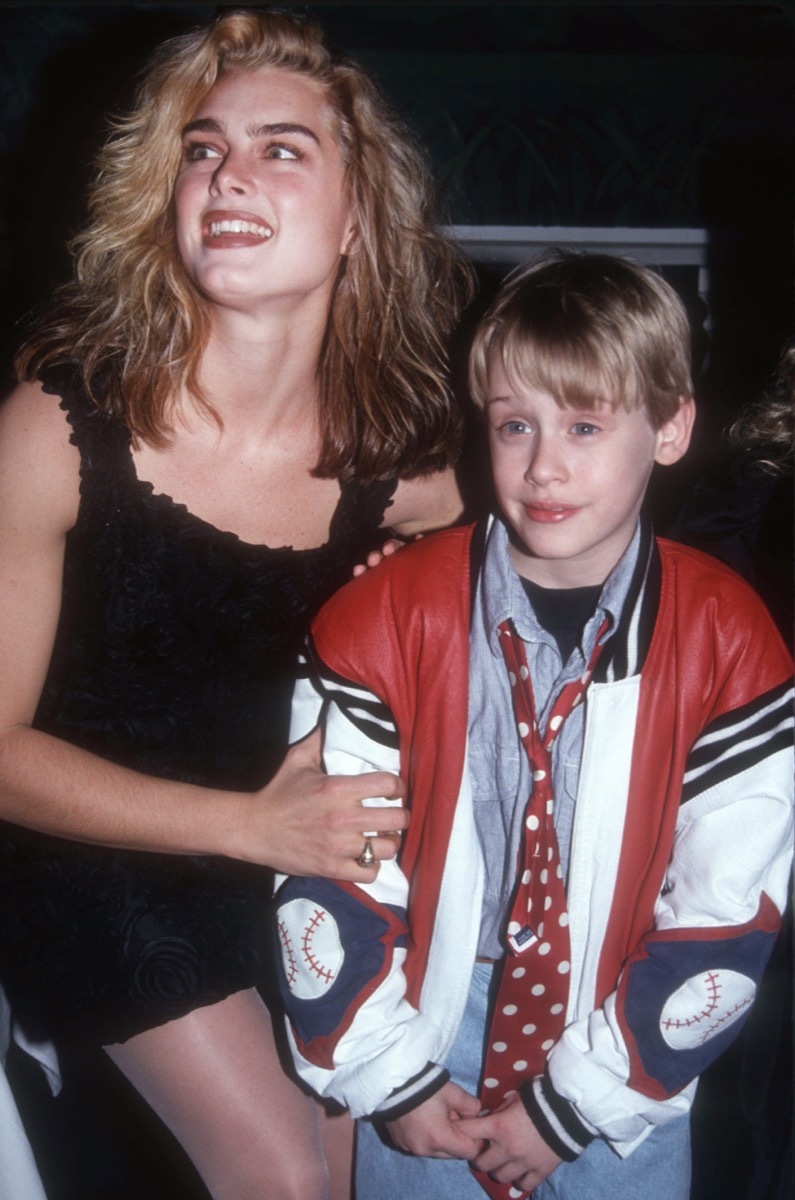 Brooke Shields and Macaulay Culkin