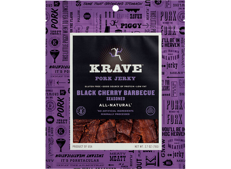 Krave black cherry barbecue pork