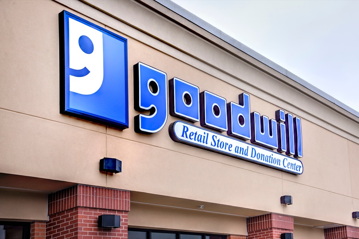 exterior of a goodwill store