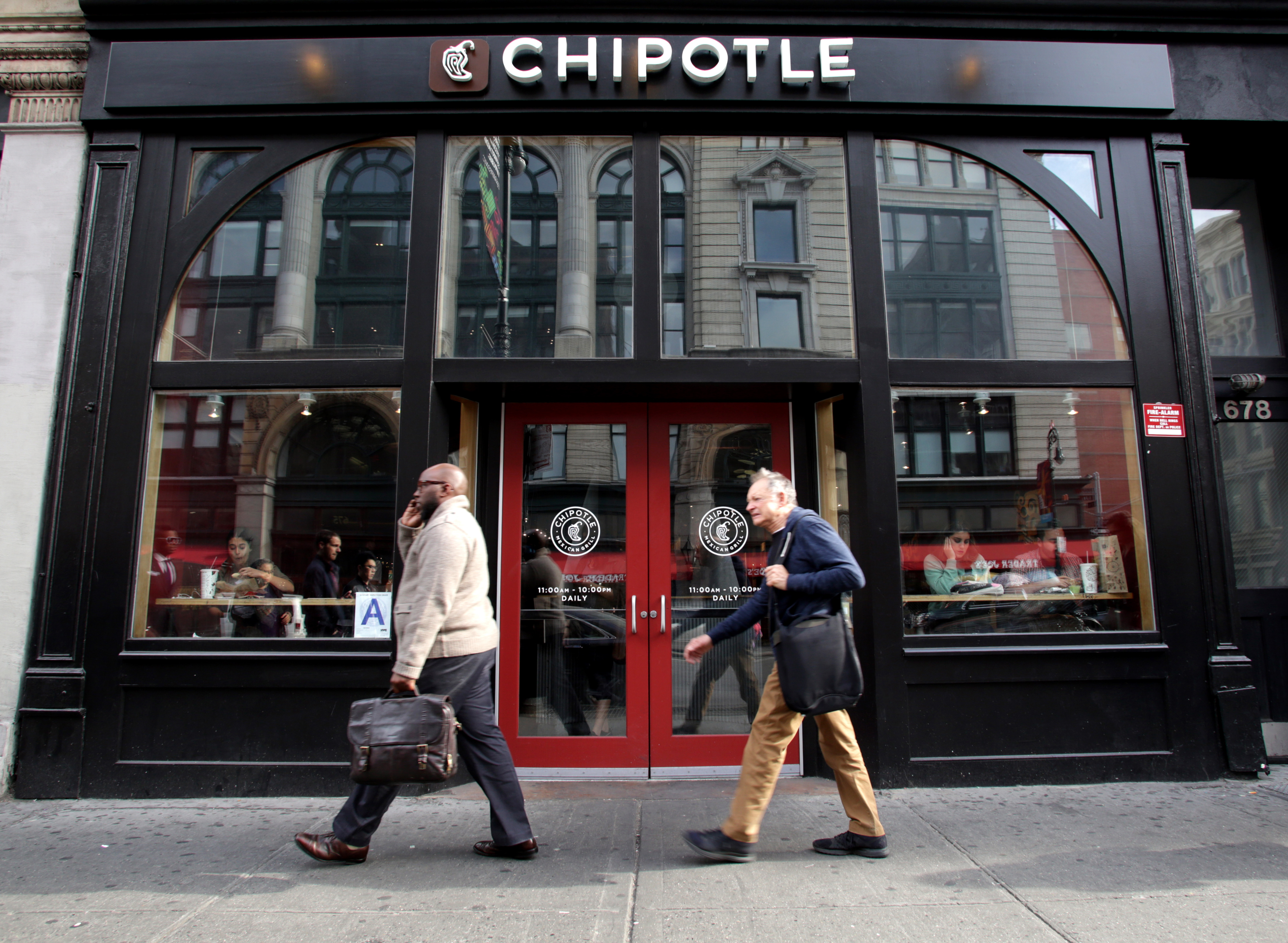 Chipotle sign