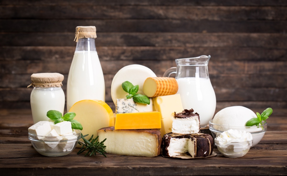 various dairy products