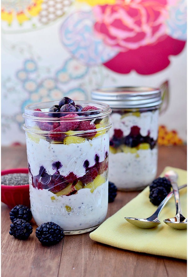 overnight oat recipes fruit parfaits