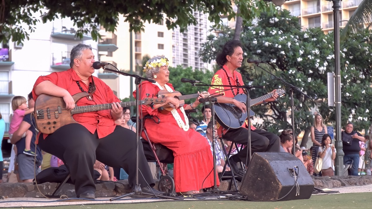 a ukelele festival in waikiki hawaii