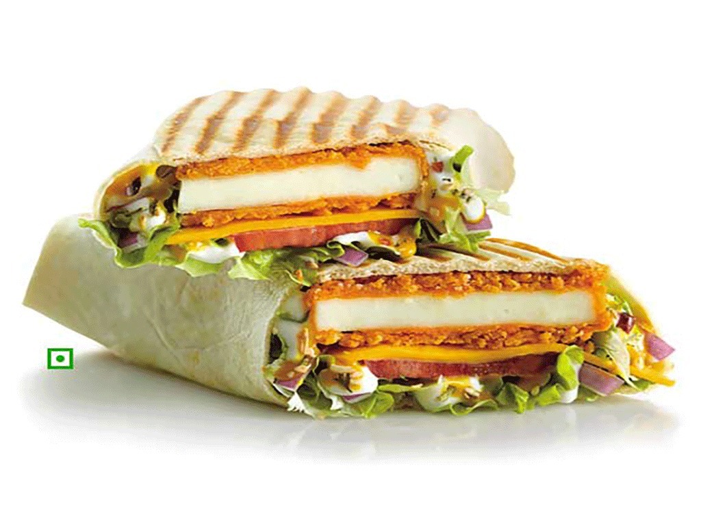 mcdonalds india spicy paneer wrap