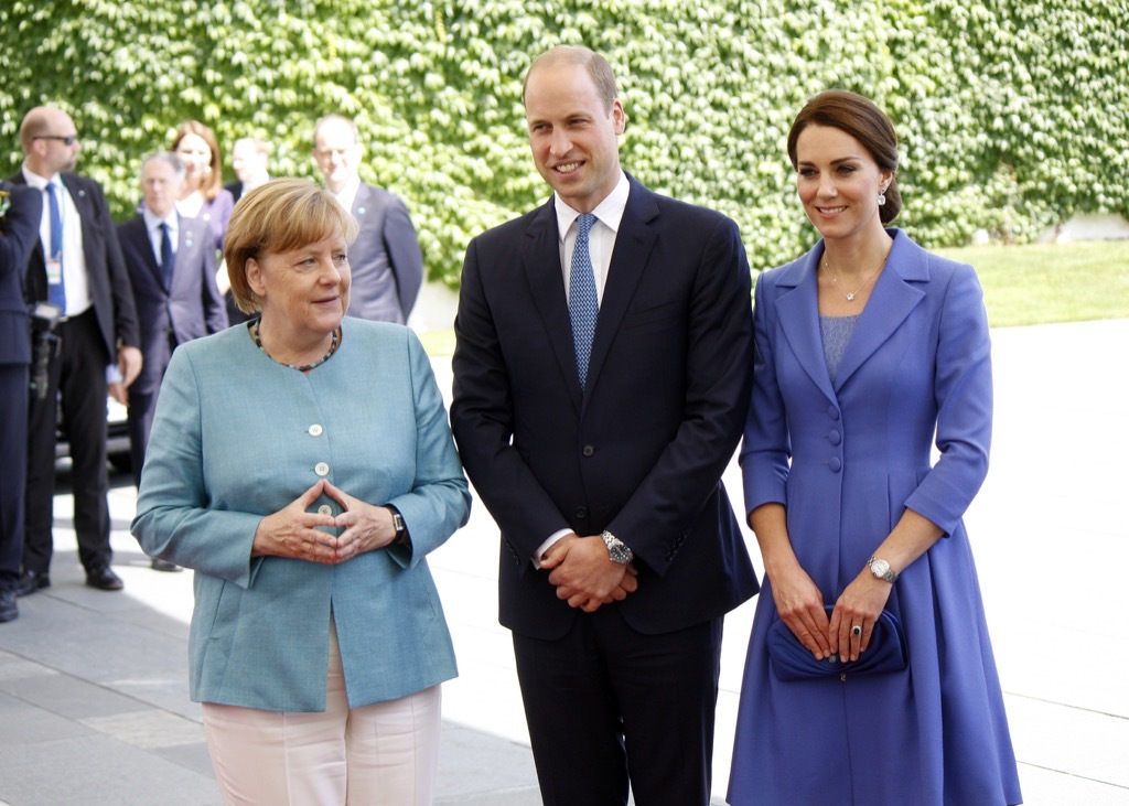 kate middleton prince william angela merkel