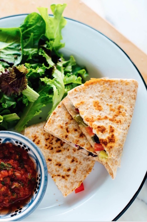 Vegetarian quesadilla