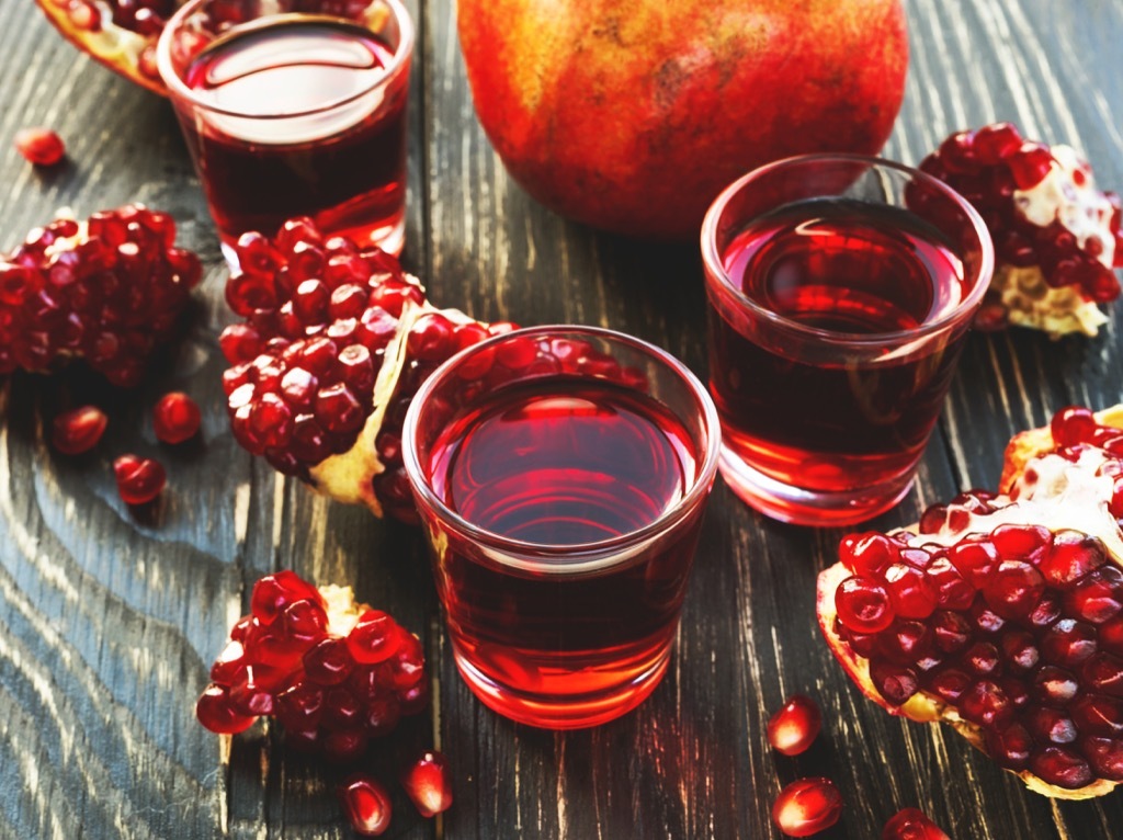 Pomegranate juice aphrodisiac foods