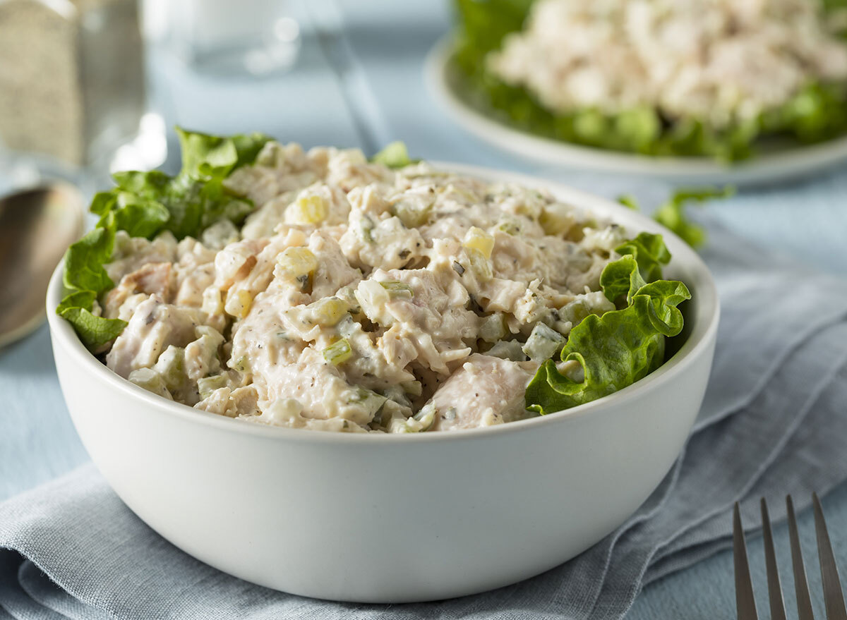 chicken salad lettuce