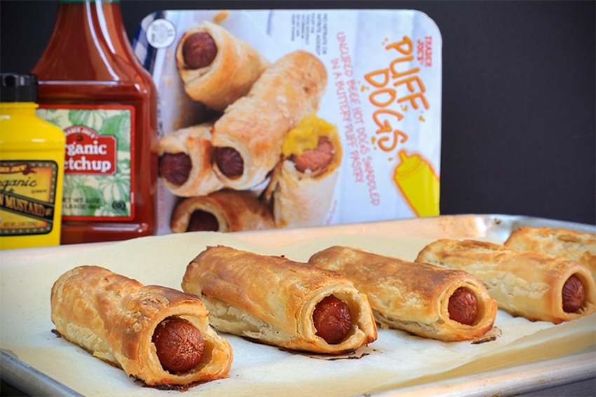 trader joes puff dogs - best trader joe's frozen meals