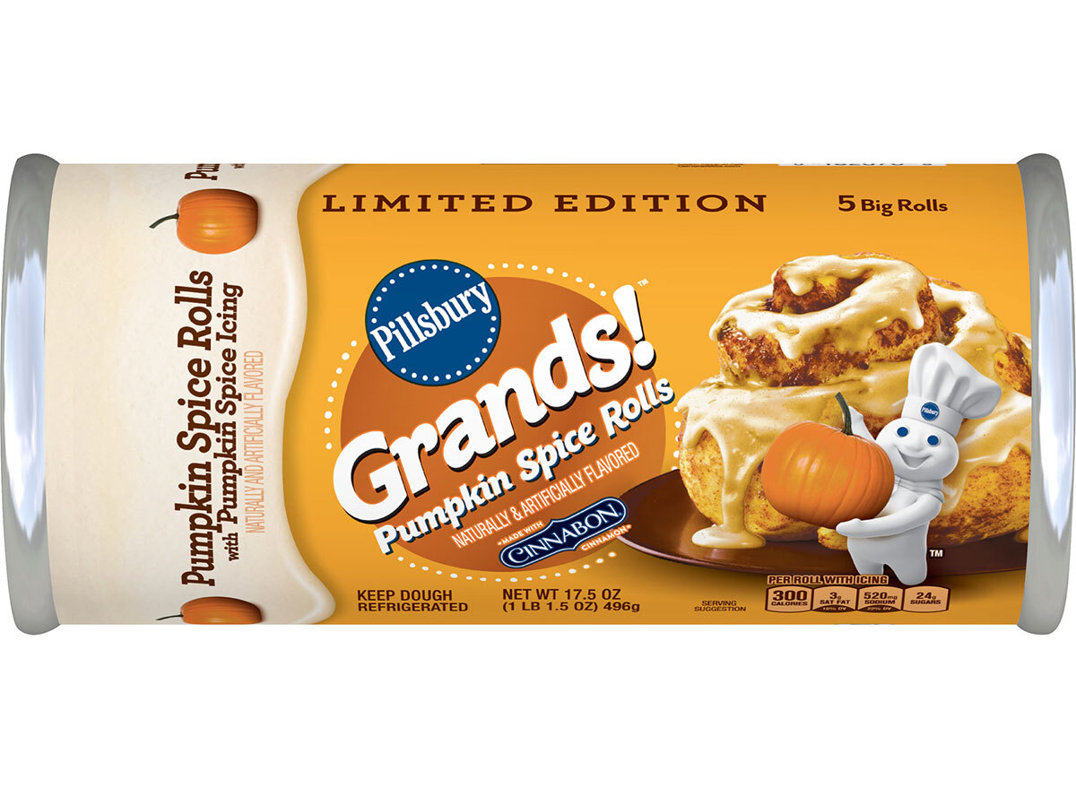 pillsbury pumpkin spice grands cinnamon rolls