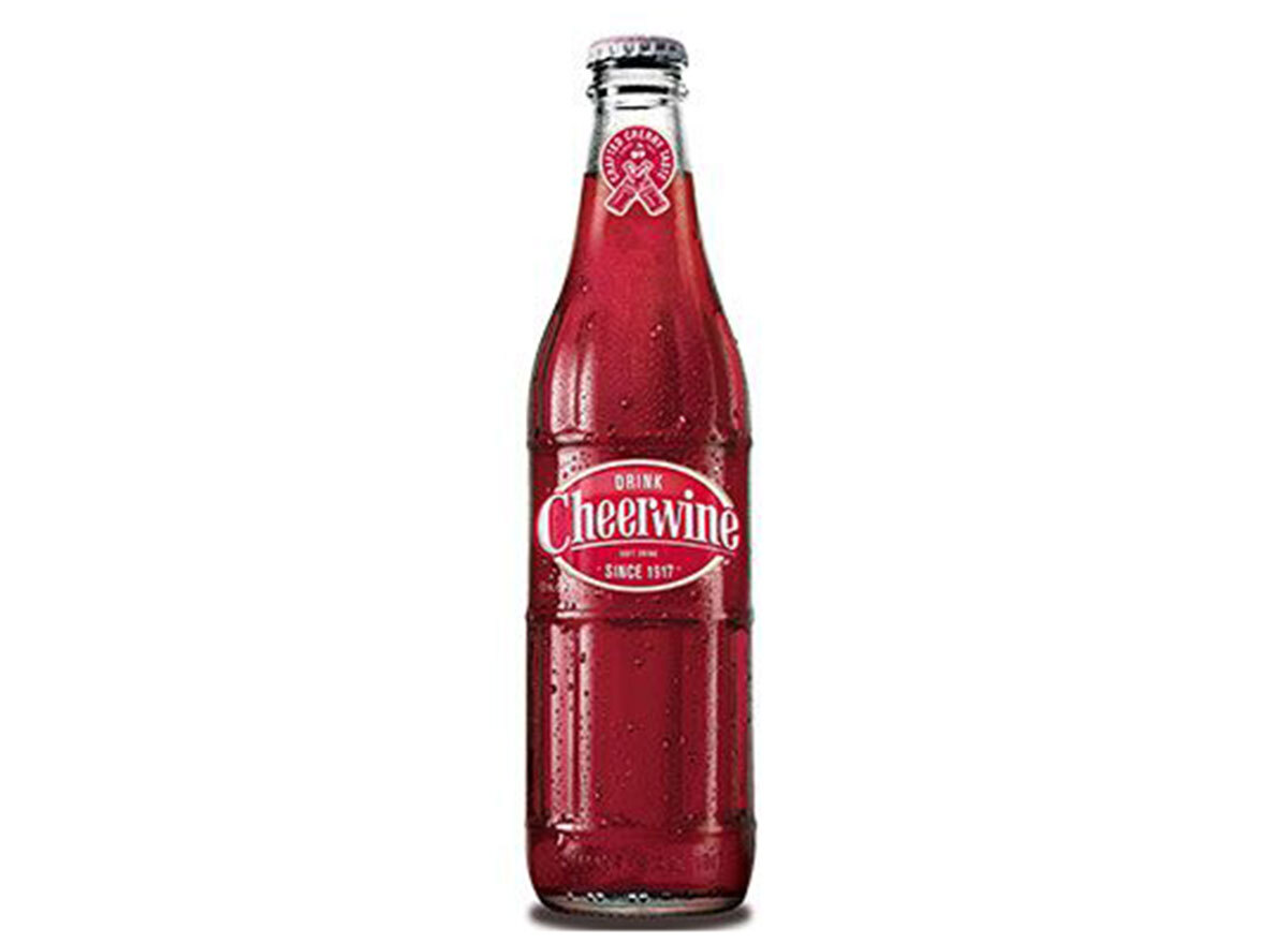 cheerwine soda bottle