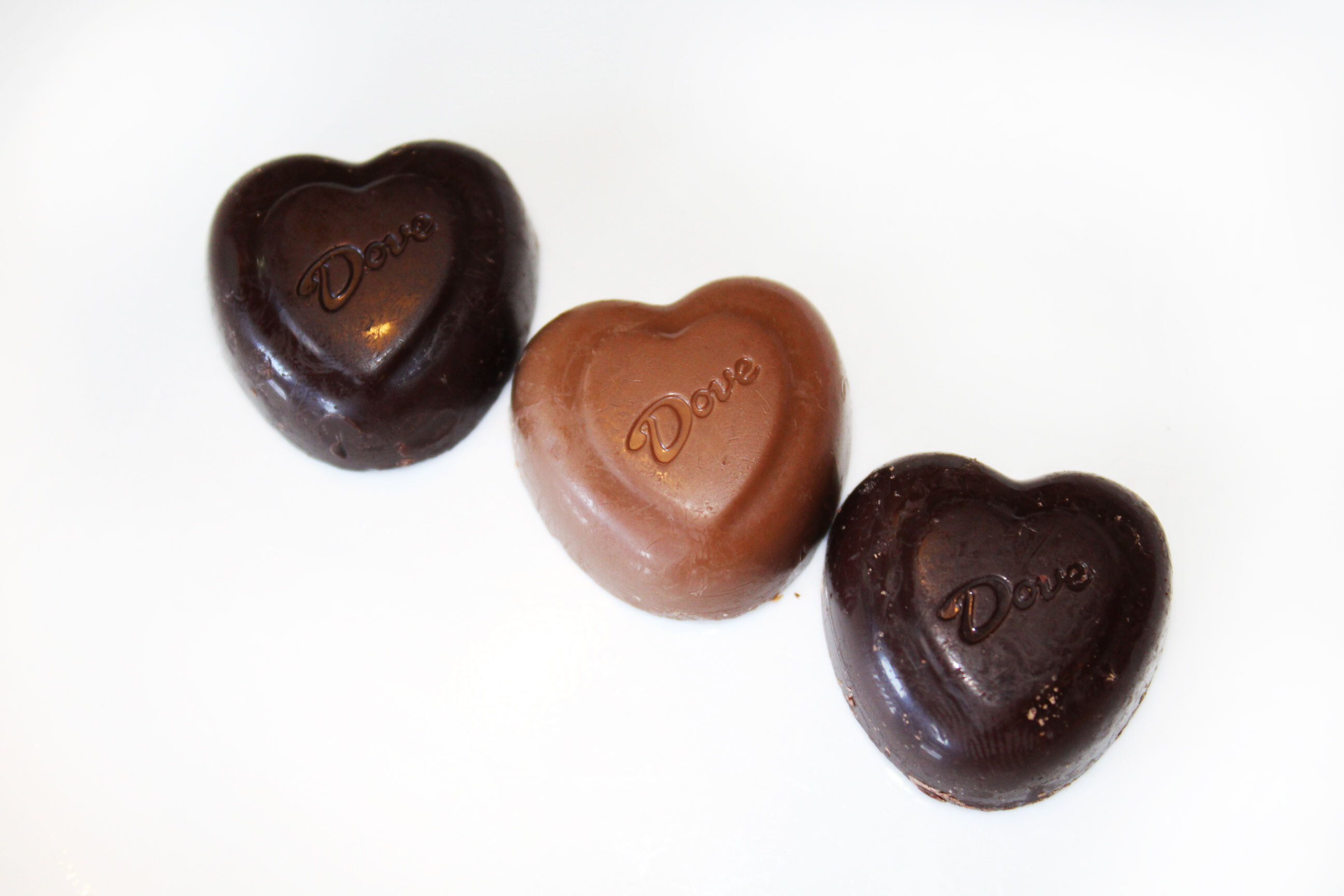 Dove valentine's day milk chocolate hearts