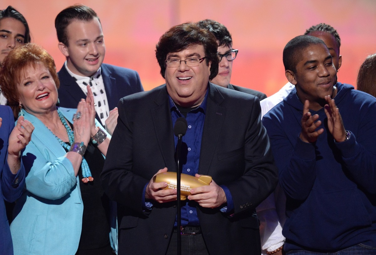 Dan Schneider at the Kids' Choice Awards in 2014