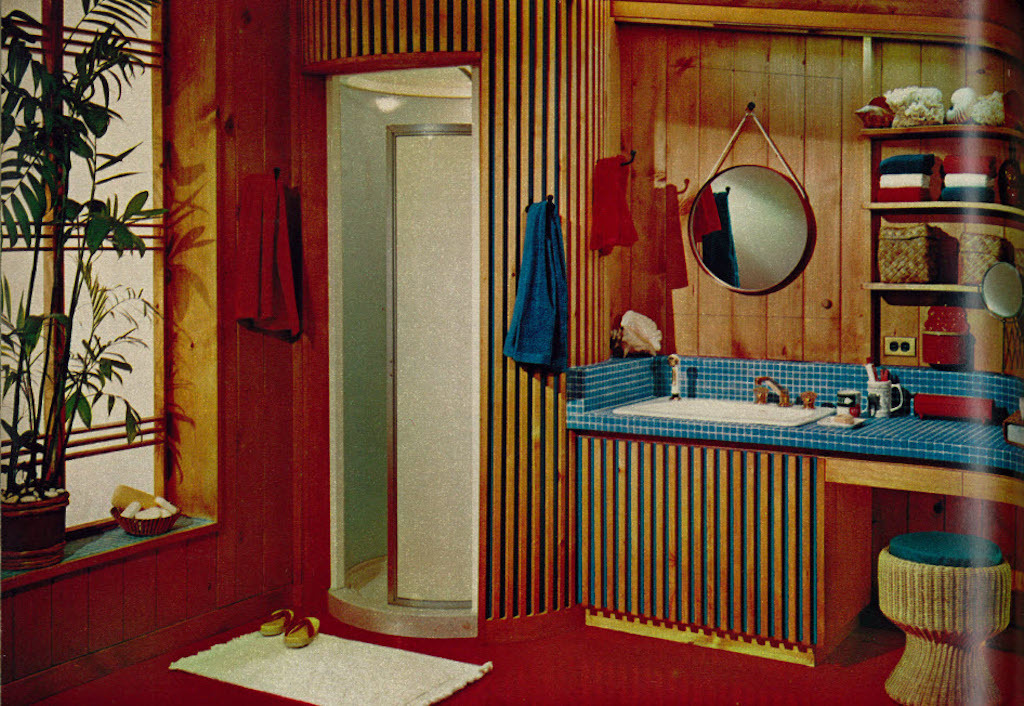 1960s Circular Shower Worst Home Decorating Trends