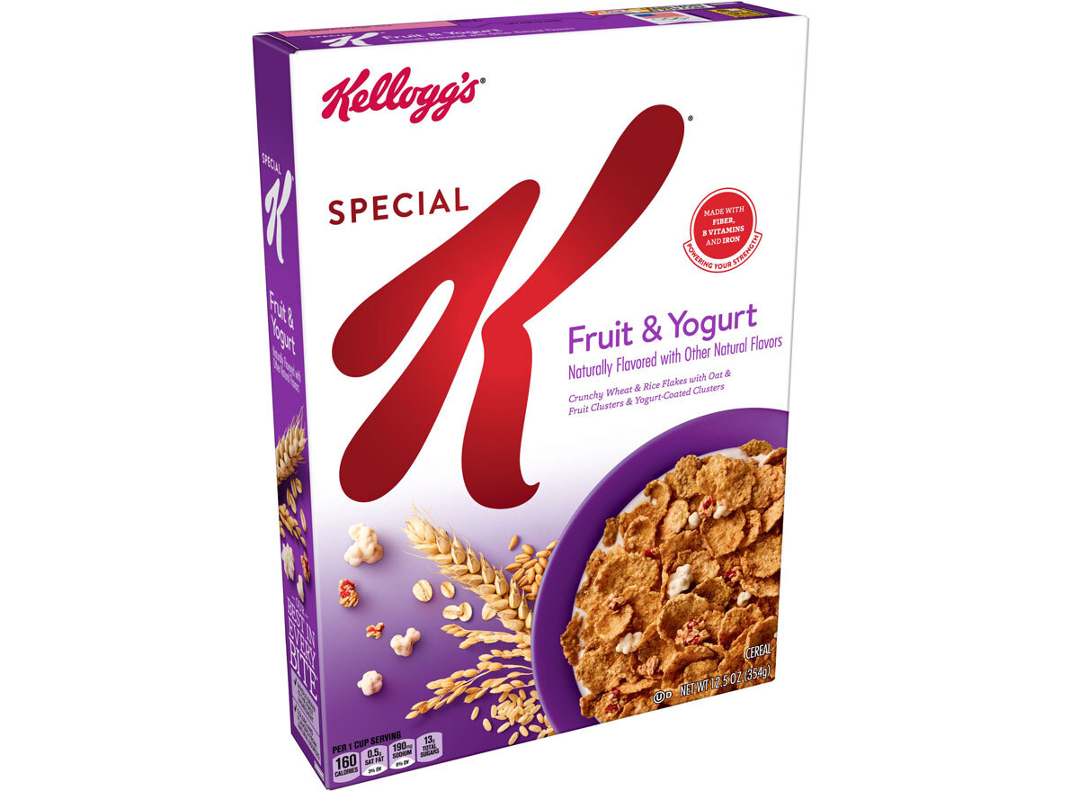 Kelloggs special k fruit and yogurt cereal - unhealthiest worst cereals