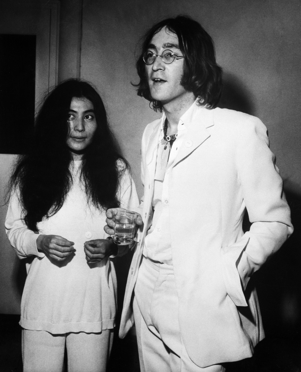 Yoko Ono and John Lennon in 1968