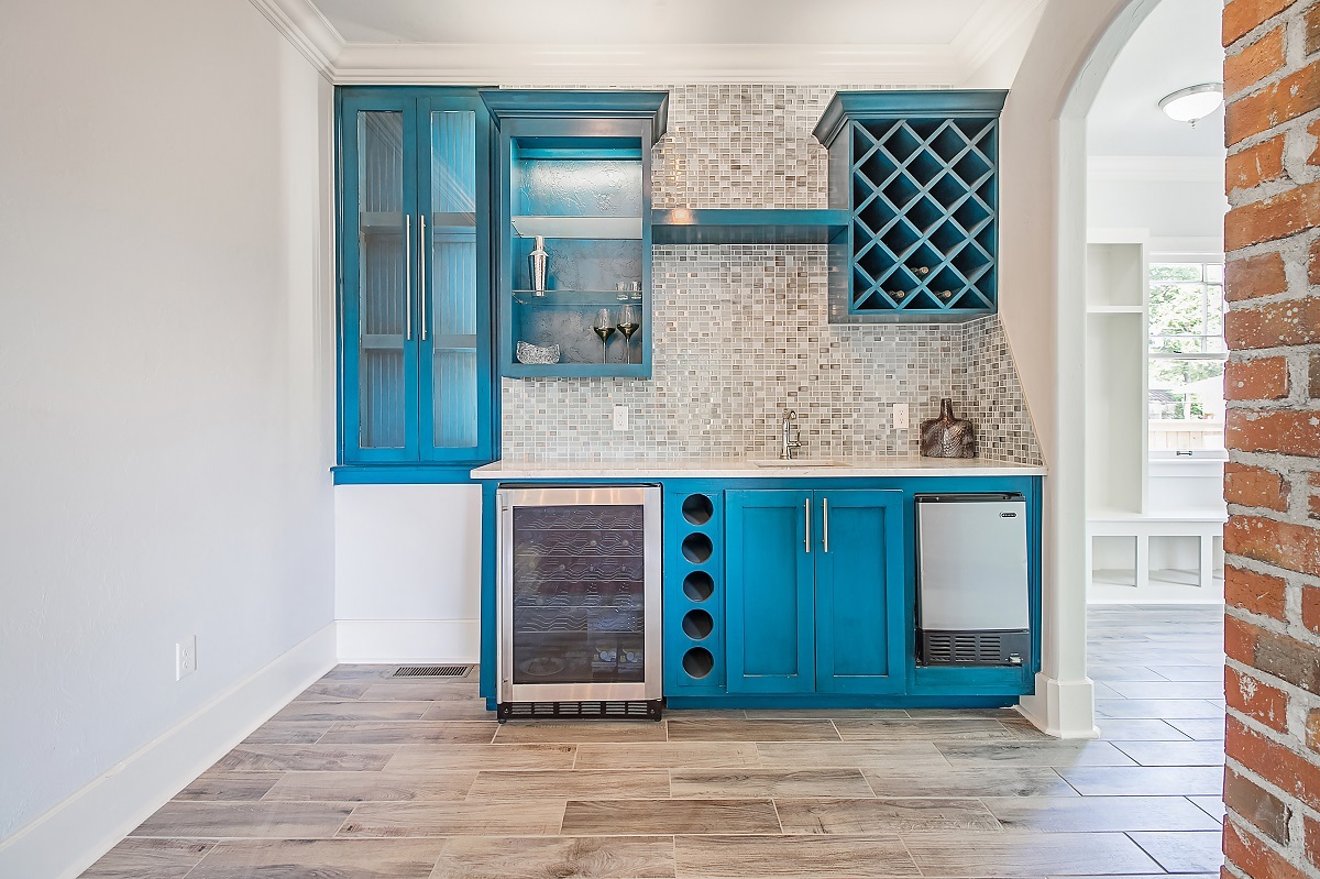 Colorful kitchen cabinets Affordable ways to remodel your home