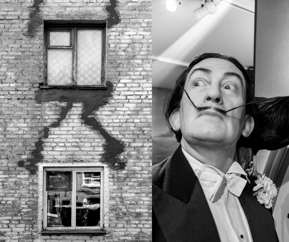 salvador dali and his lookalike house