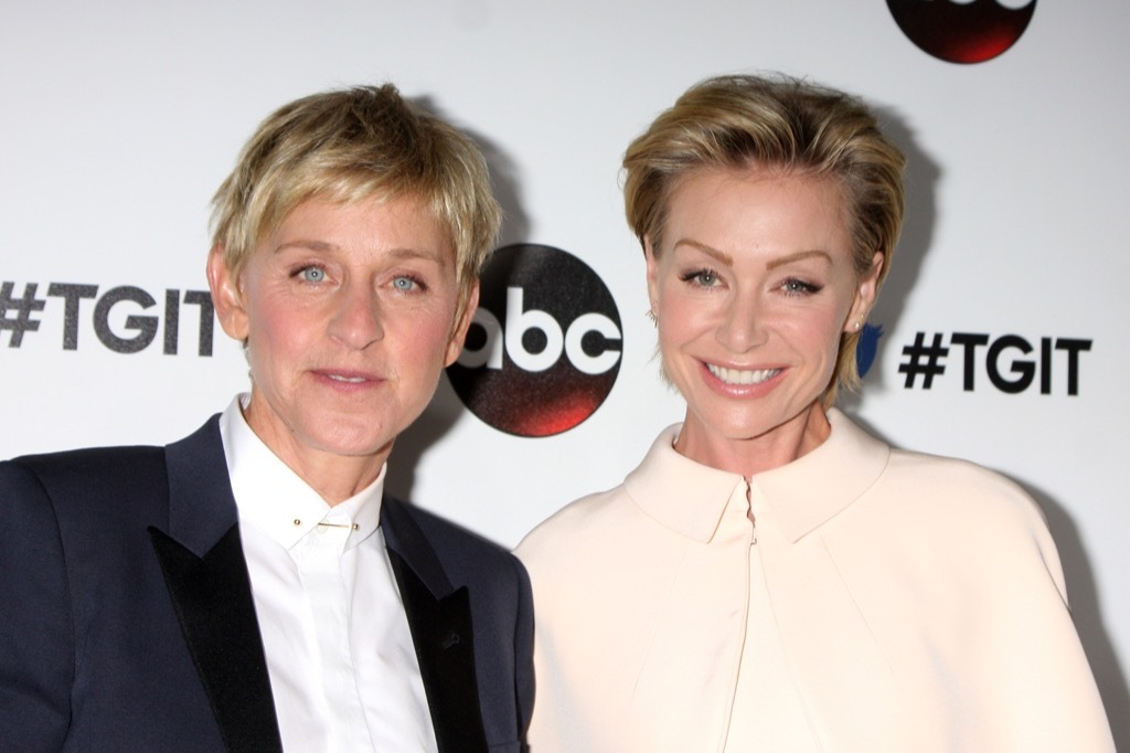 Ellen DeGeneres and Portia DeRossi