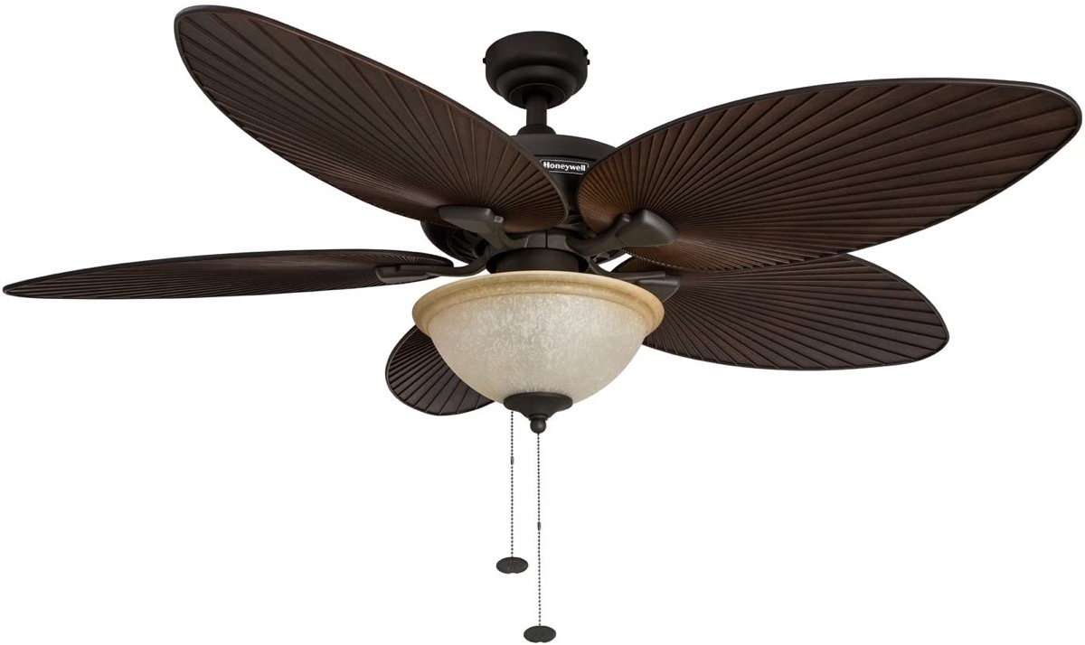 palm leaf ceiling fan