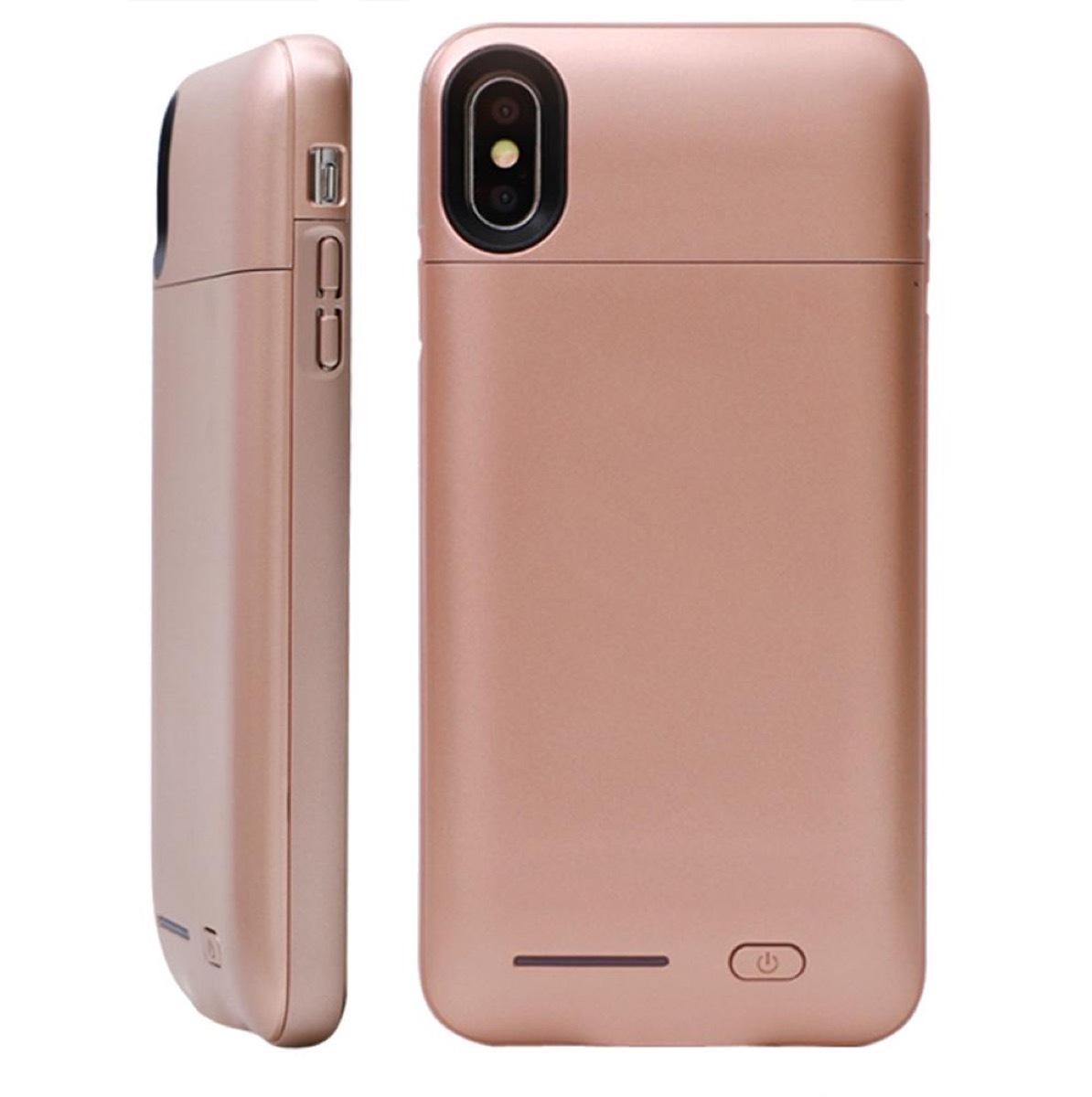 rose gold phone charging case