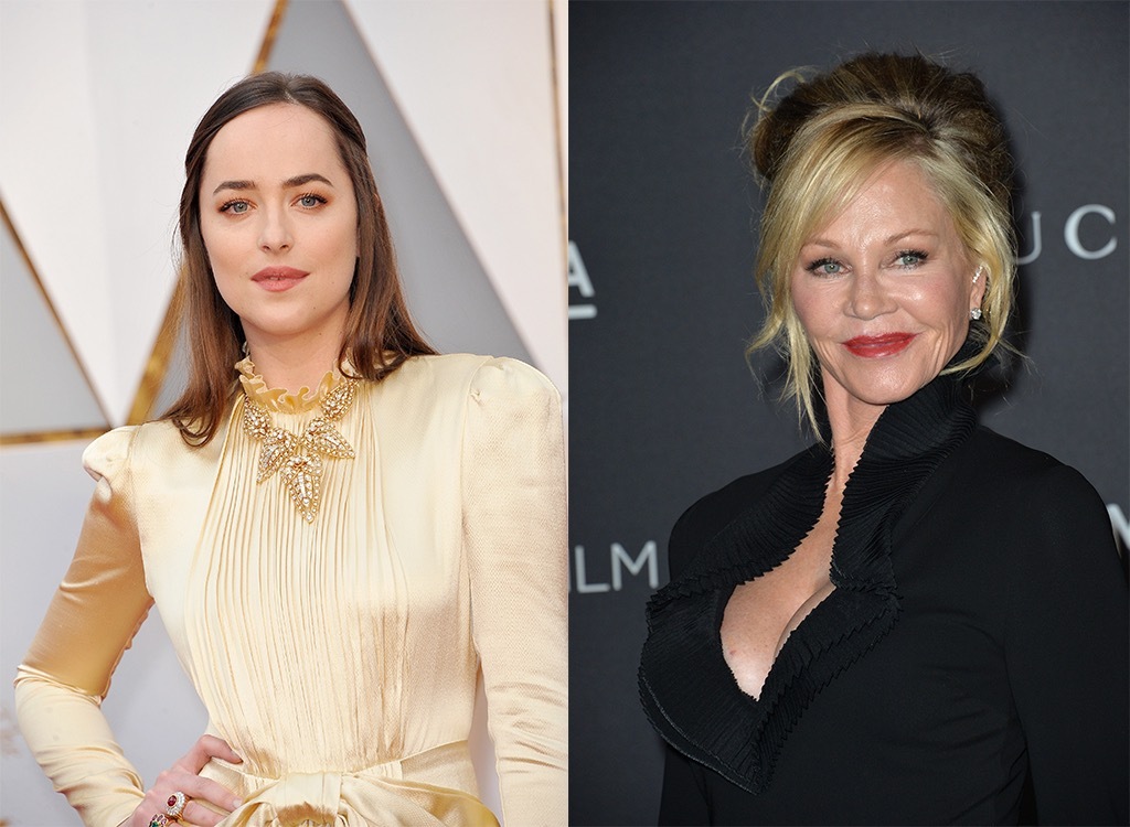 Melanie Griffith and daughter Dakota Johnson