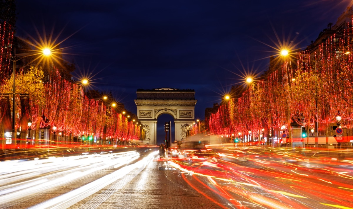 Paris France champs elysees