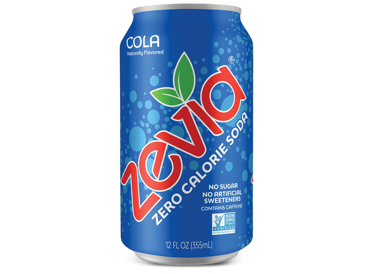 zevia zero calorie soda cola