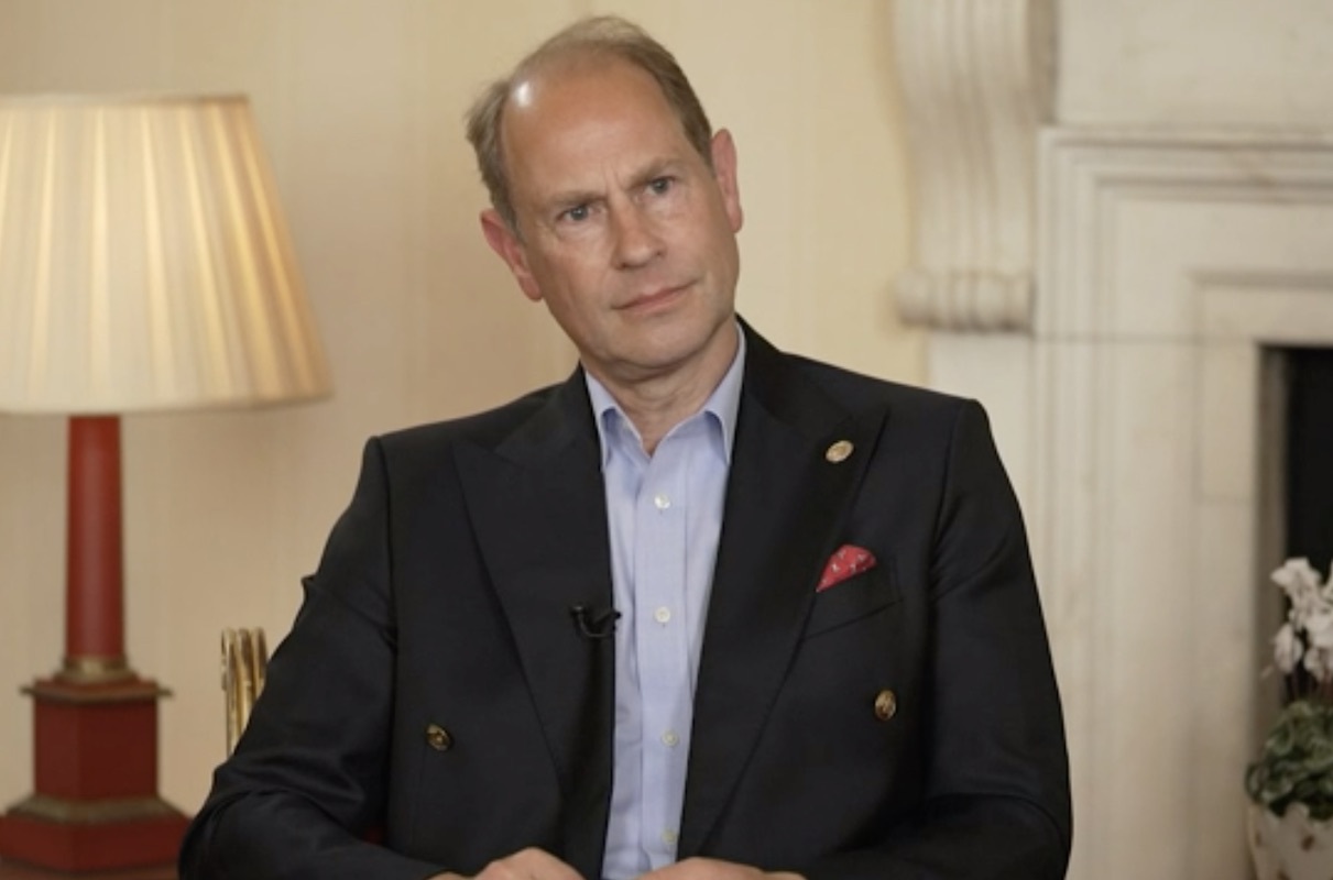 Prince Edward on CNN on June 10, 2021