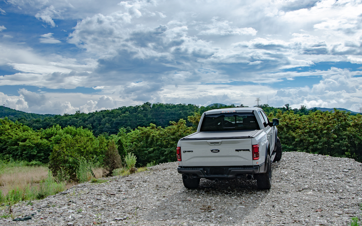 White Ford F-150 Raptor