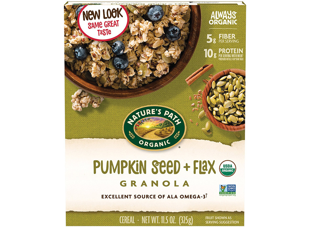 Natures Path organic pumpkin flax granola