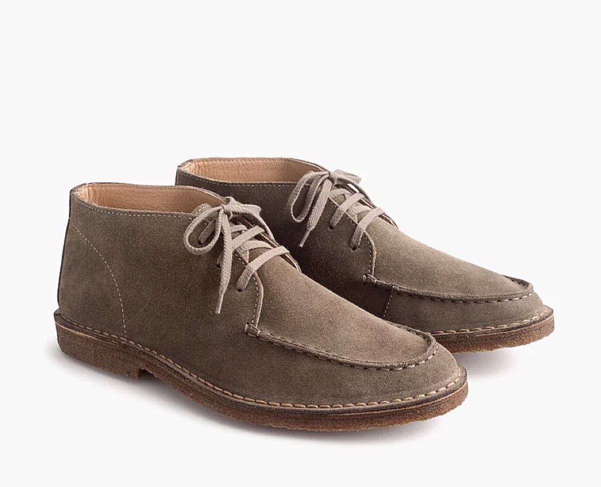 men's lace up suede boots