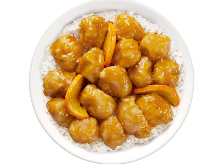 Pei Wei orange chicken