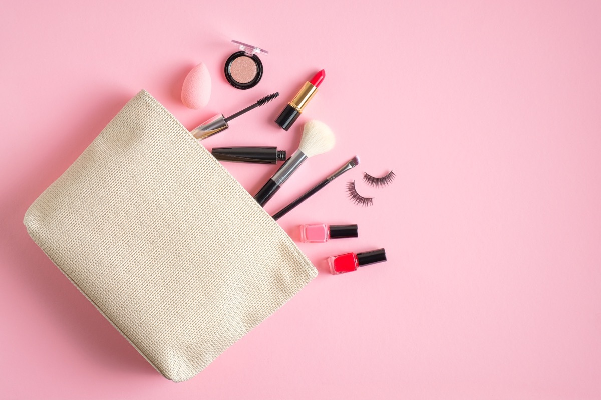 Open Makeup Bag