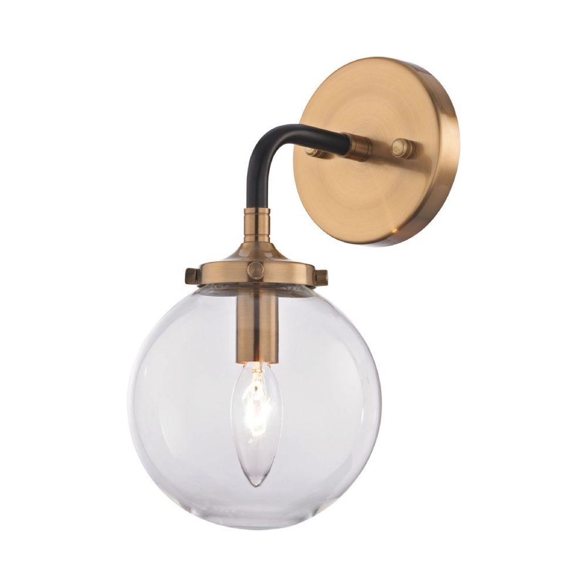 brass wall sconce cheap home upgrades