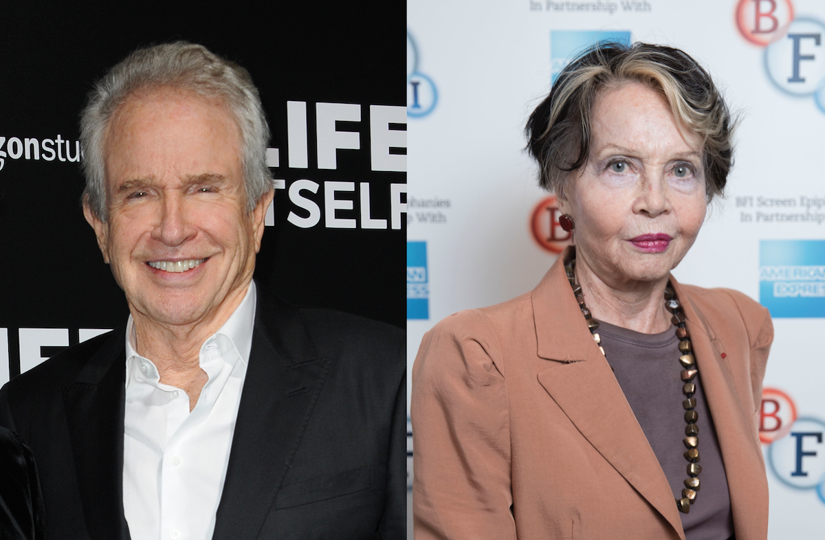 Warren Beatty in 2018; Leslie Caron in 2016