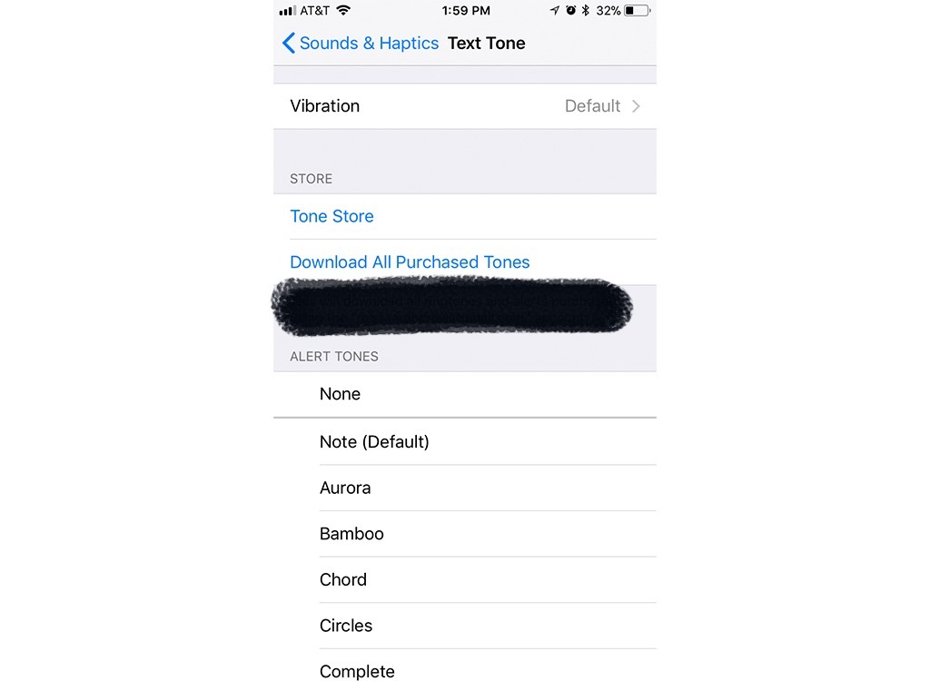 iPhone Custom Vibration