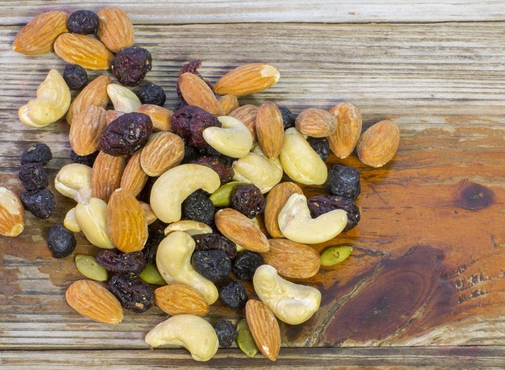 Chocolate trail mix - foods for energy