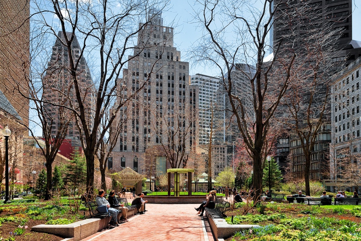 Boston's Post Office Square Privately Owned Landmarks