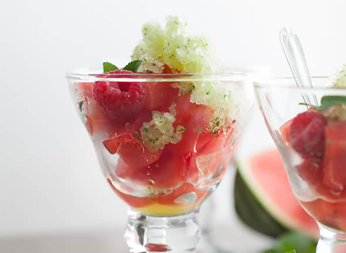 watermelon mint granitas